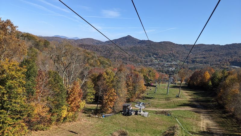 The Chairlift Climbs All The Way To A 5,300-Foot Mountain Summit