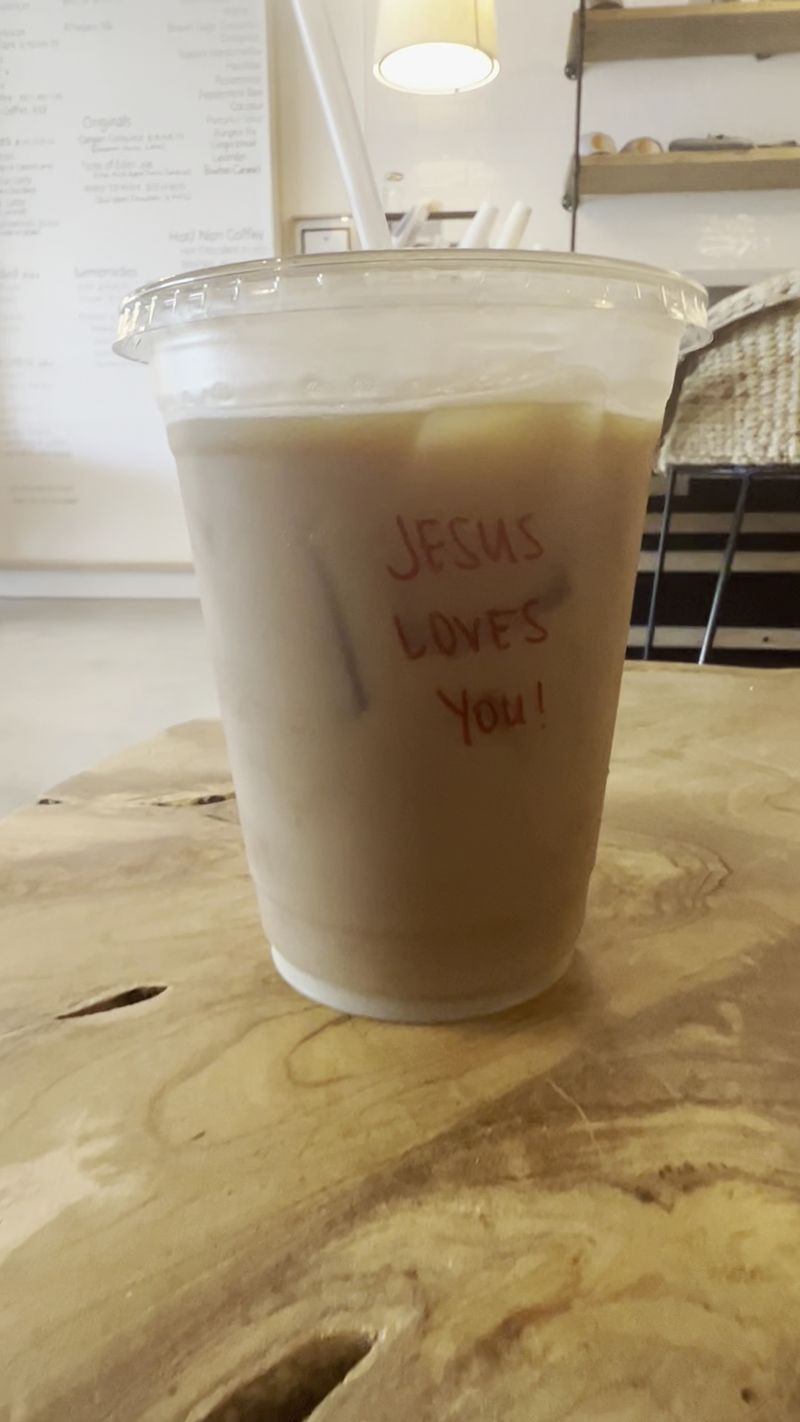Every Cup Leaves The Counter With A Handwritten Message Of Encouragement
