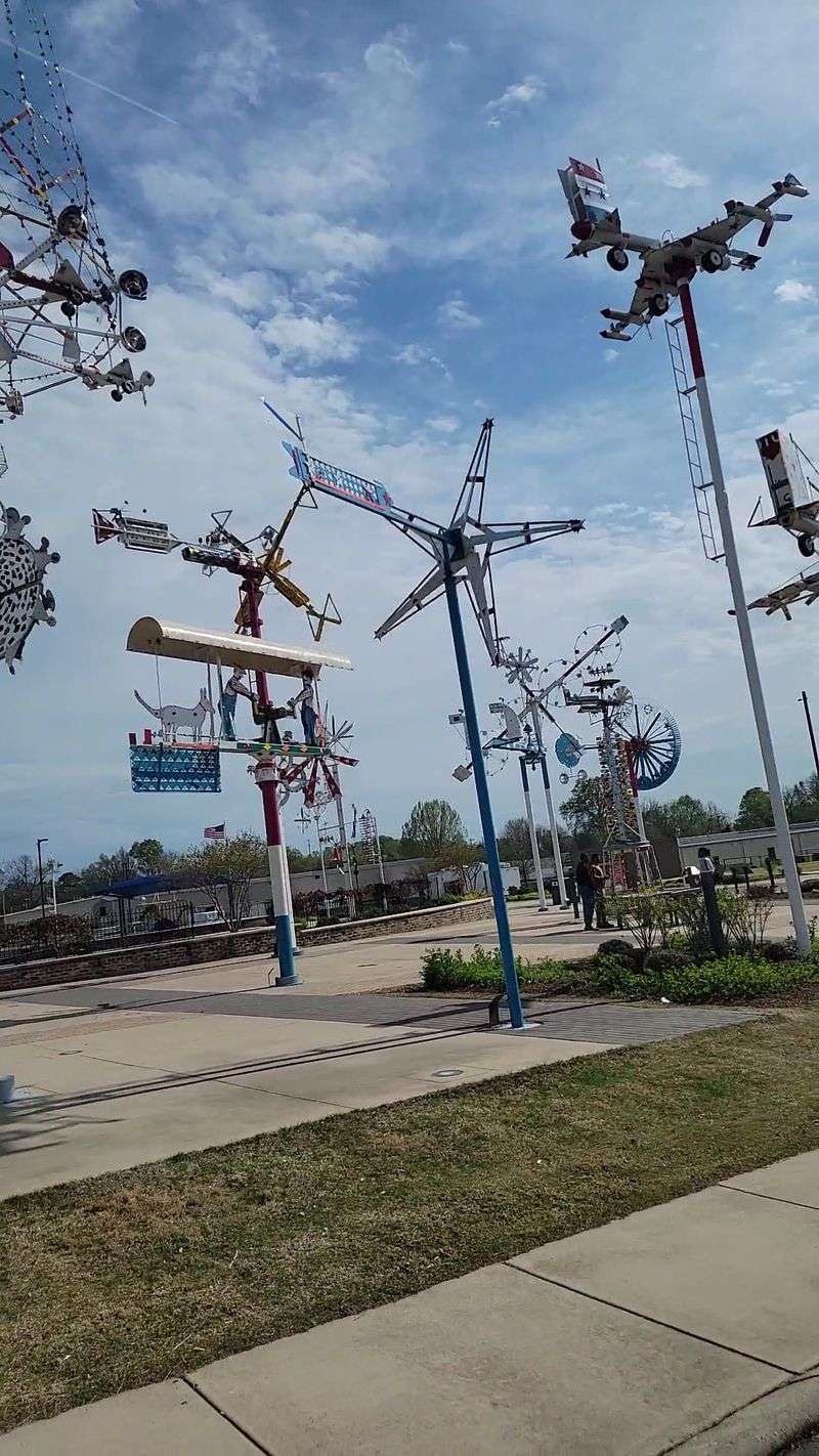 Thirty Spinning Giants Built From Scrap Will Rearrange Your Idea Of Art