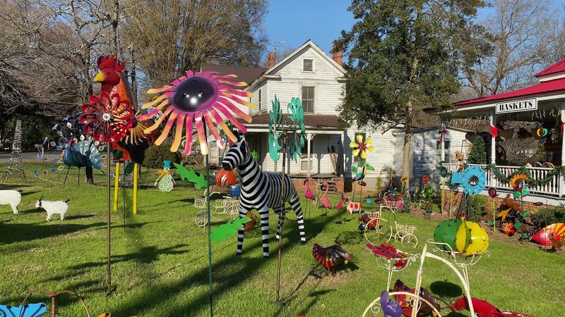 Say Hello To The Painted Herd Before You Even Find The Door