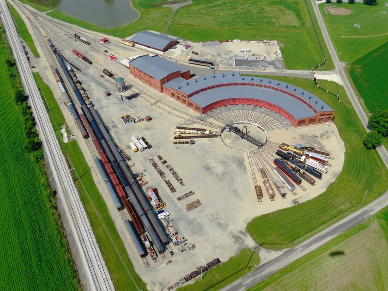 This Ohio Roundhouse Feels Like A Cathedral Built For Massive Steam Locomotives - Decor Hint One Man's Train Dream Turned Into A Real Roundhouse