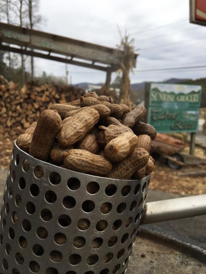 This Old-School Georgia Mountain Market Has Been A Roadside Favorite For Generations - Decor Hint Those World Famous Boiled P-Nuts Earn Their Big Name