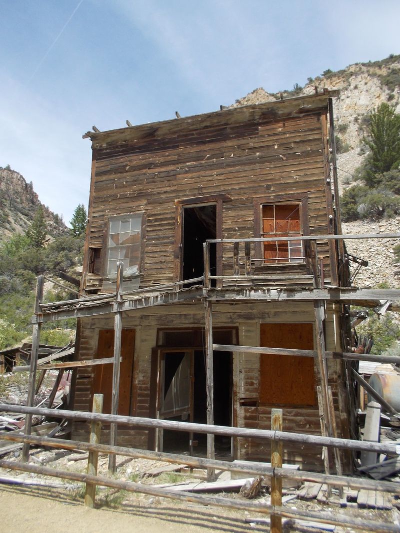 Weathered Cabins Telling Stories Without A Single Word