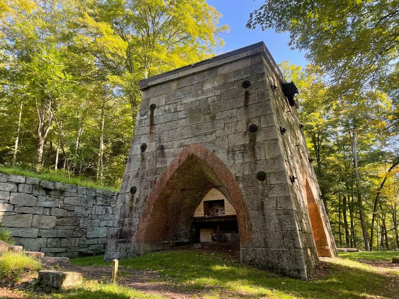 An Iron Furnace Still Stands Where Fire Once Roared