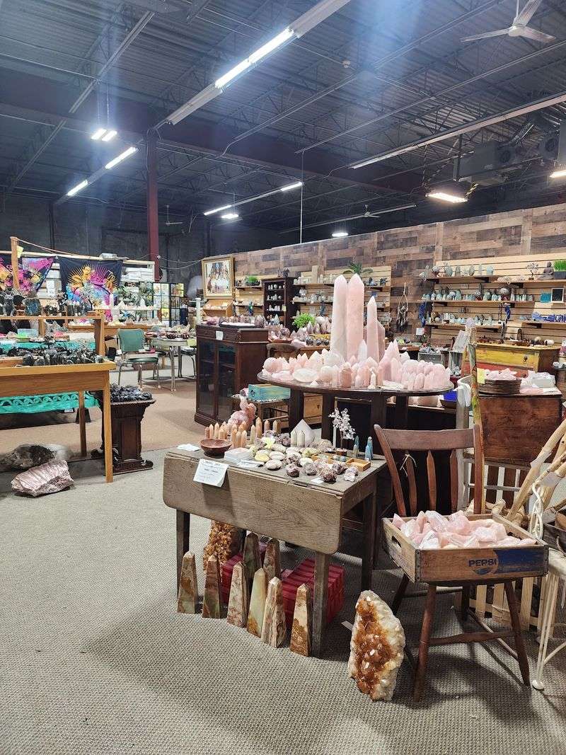 This Massive Connecticut Bead Warehouse Is Packed With Crystals, Jewelry Supplies And Unexpected Finds - Decor Hint Crystals Fill Displays In Every Shape And Size