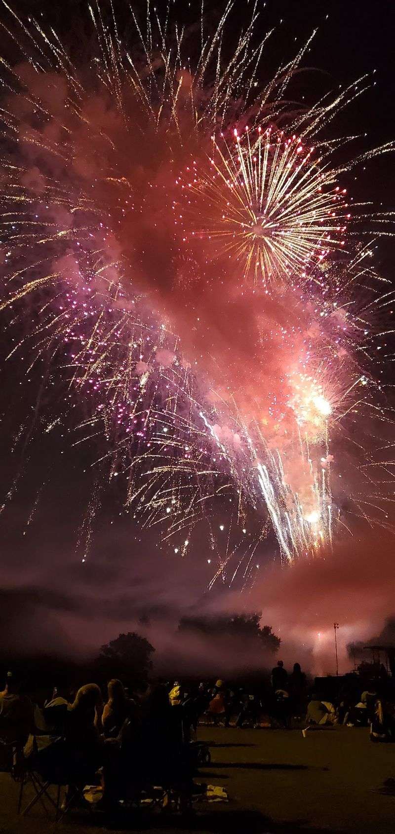 Saturday Night Ends With A Massive Fireworks Show At 9:30