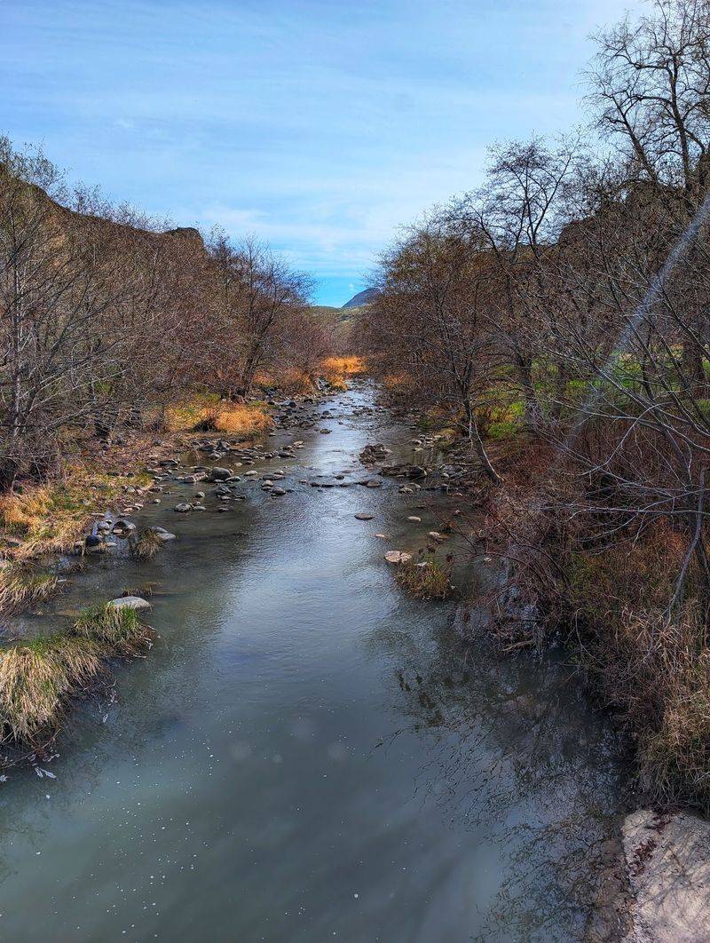 A High Desert Creek That Can't Decide Which State It Likes