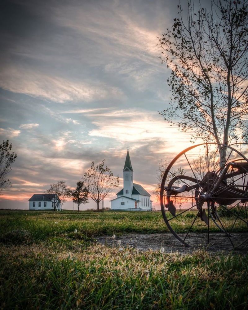 A Church And A Schoolhouse That Traveled To Get Here