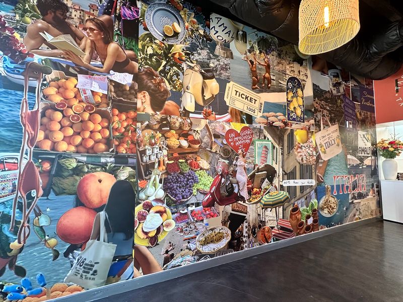 Look Up, Because The Noodles Are Part Of The Decor