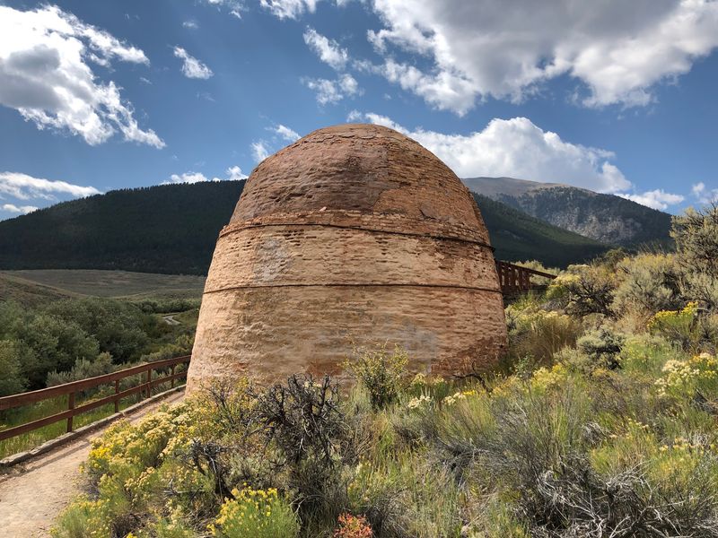 Giant 1880s Beehive Charcoal Kilns Tell A Ghost Town Story In The Sagebrush Near Leadore, Idaho - Decor Hint Bigger Than They Look