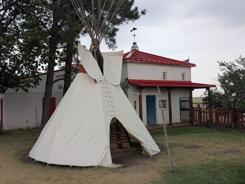Up Near The Pine Ridge A Rebuilt 1837 Trading Post Sits Beside This Nebraska Fur Trade Museum - Decor Hint Three Miles East Of Chadron On Highway 20