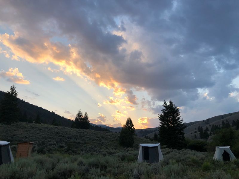 This Idaho Ranch Pairs A Fast Ride Herding About 40 Horses With A Homemade Treat Waiting Afterward - Decor Hint Getting There From Idaho Falls