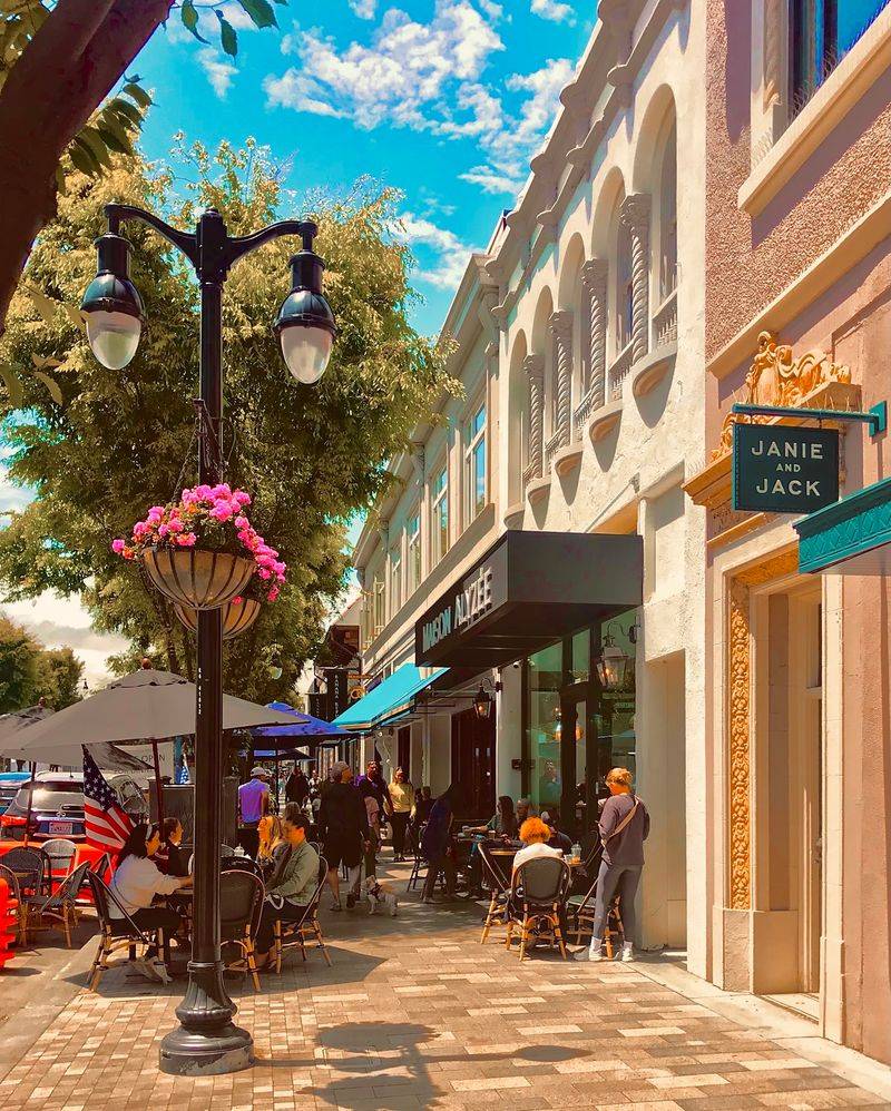 Burlingame Avenue And Its Walkable Streets Filled With Shops And Restaurants