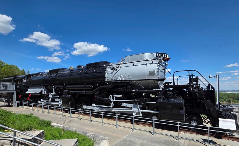 Every Train Fan Gets Close To The World's Largest Steam Locomotive Sitting In A Nebraska Park - Decor Hint The Wild Road Trip That Got A Big Boy Up Here