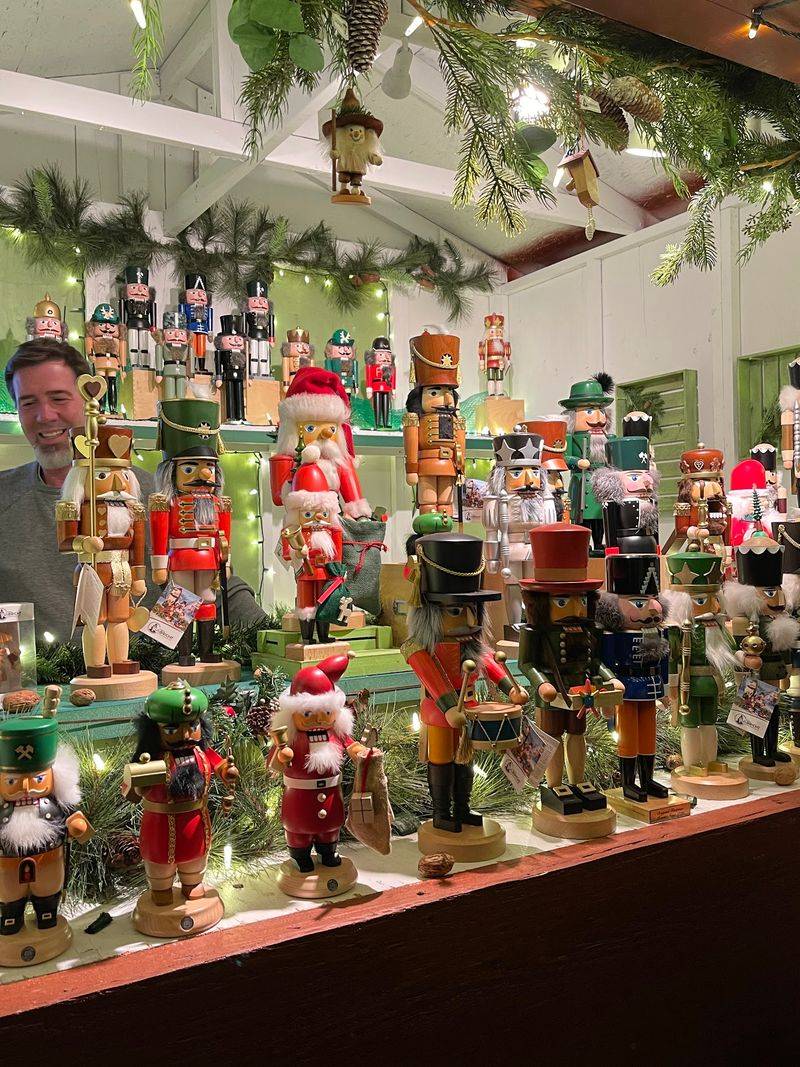 This German-Inspired California Christmas Market Has 3 Million Twinkling Lights And Old-World Holiday Magic - Decor Hint Imported German Ornaments Make The Shopping Extra Special