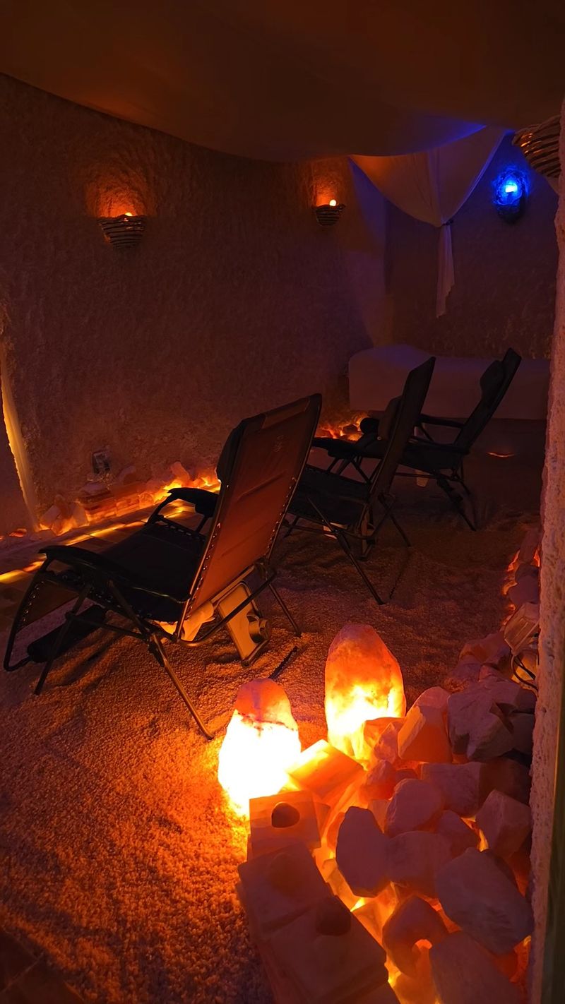 Relax Inside A Cave Built With More Than Five Tons Of Himalayan Pink Salt
