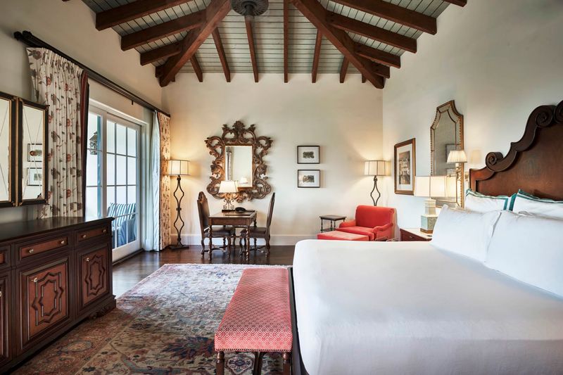 Rooms Come With Beams, Rugs, And Very Deep Tubs