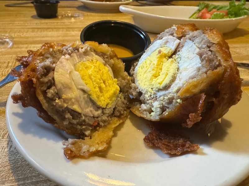 An Egg Wrapped In Sausage Is The Starter You Didn't Know You Needed