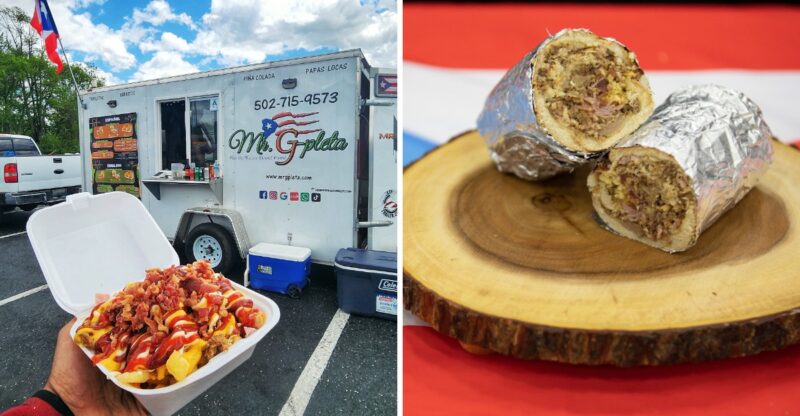 This Kentucky Food Truck Serves The Most Authentic Puerto Rican Tripletas Stacked With Three Kinds Of Meat