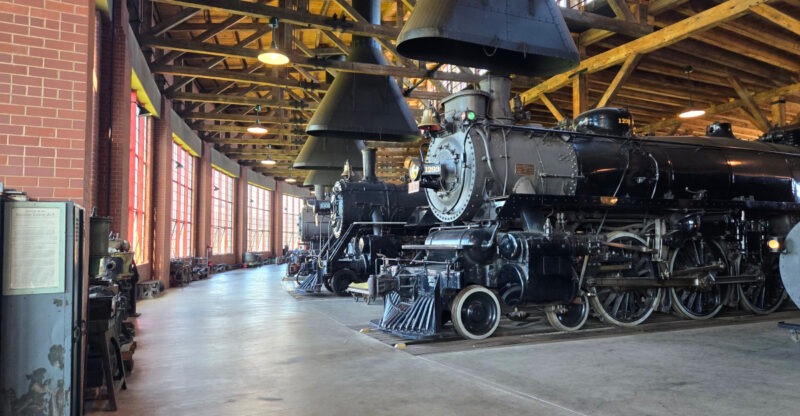 This Ohio Roundhouse Feels Like A Cathedral Built For Massive Steam Locomotives