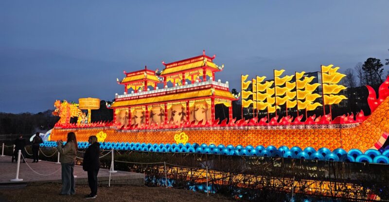 This Massive 164 Foot Glowing Lantern Will Float Across A North Carolina Lake This November