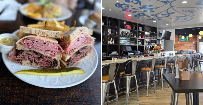 This California Deli Serves Sky-High Corned Beef Sandwiches That Barely Fit In Your Hands
