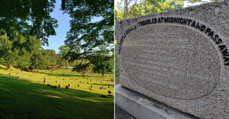 One Of Connecticut’s Creepiest Cemetery Legends Begins With A Grave Marked “Midnight Mary”