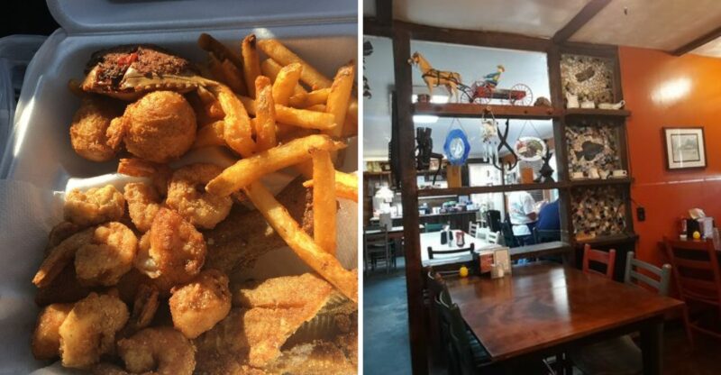 You’ll Think You’re Lost On A Quiet Georgia Country Road Until This Old-School Seafood Restaurant Appears