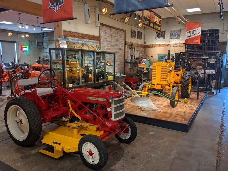 Walk Among Hundreds Of Restored Tractors Lined Up Inside This Nebraska Museum