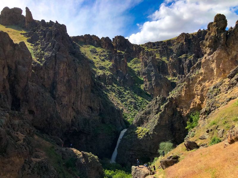 The Short Walk To This Idaho Waterfall Winds Through A Canyon And Ends At A Swimming Hole