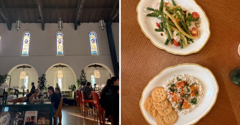 This New California Restaurant Opened Inside A 1931 Church, And The Dining Room Is Stunning
