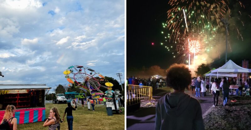 This North Carolina Town Is Going All Out With Three Days Of Carnival Rides, Fall Fun, And Fireworks