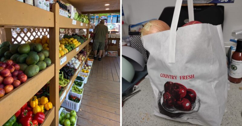 This Old-School North Carolina Produce Market Still Lets You Fill A Bag With Fresh Fruits And Vegetables For $25