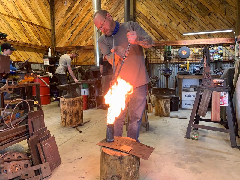 This Idaho Panhandle Forge Teaches Total Beginners To Hammer Out Their Own Knife