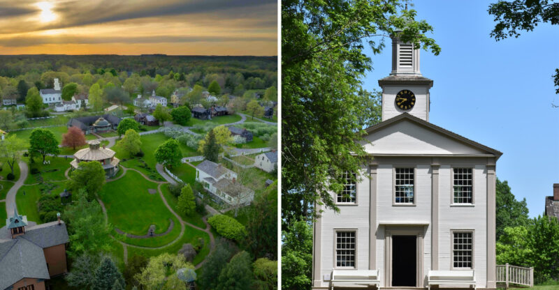 Upstate New York Has An Entire Village Of Historic Buildings That Feels Frozen In Time