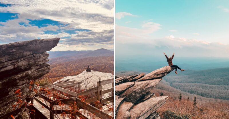Forget Brazil’s Famous Pedra Do Telégrafo, This North Carolina Cliff Has A Photo Spot That Looks Almost Too Wild To Be Real