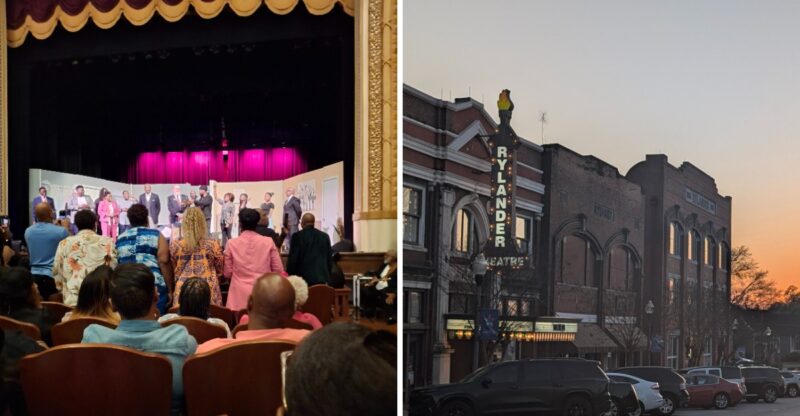 This Historic Georgia Theater Still Brings Golden-Age Movie Magic To Its Downtown Stage
