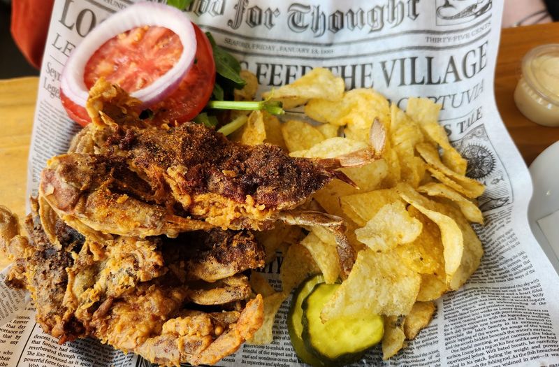 This Modest Pennsylvania Seafood Cafe Serves Fish And Chips Piled With Three Big Fillets