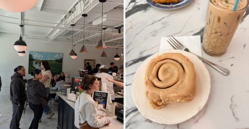The Enormous Cinnamon Rolls At This Quiet North Carolina Café Are Worth Every Mile Of The Drive
