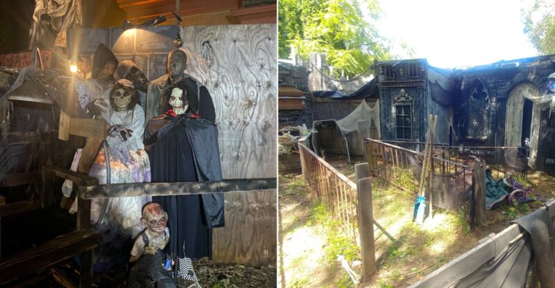 This Connecticut Haunted Attraction Sends You Through A Creepy Manor Before Turning You Loose In The Woods