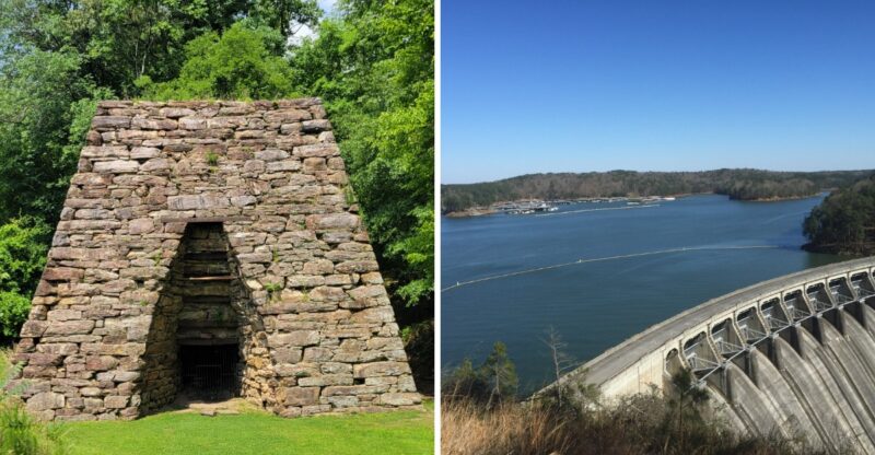 This Historic Georgia Furnace Helped Turn A Small Town Into An Industrial Powerhouse