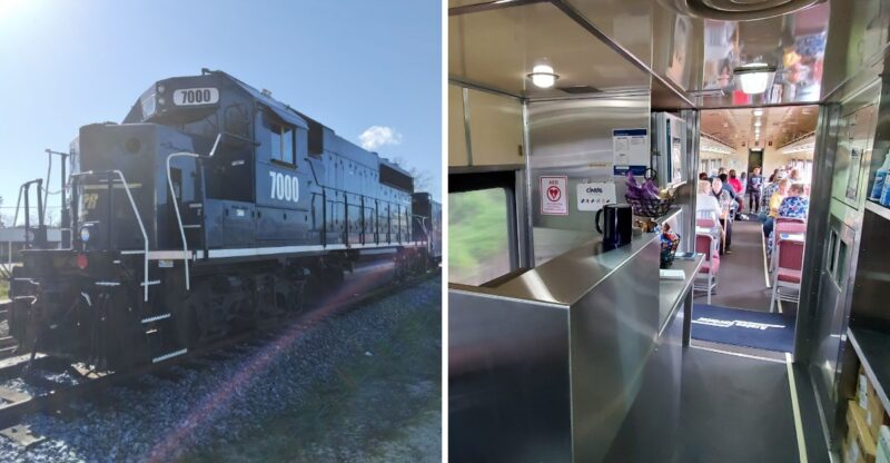 This Georgia Train Turns A 2.5-Hour Ride Into A Dining Journey Through The Countryside