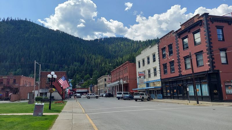 The Historic Jameson In Wallace, Idaho, Is A Silver Valley Landmark From The Mining Boom Era